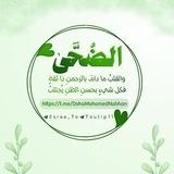 ⤶الـضُـحَـىٰ⊁💚🕊.