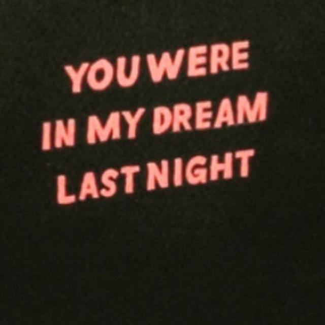 I never told you