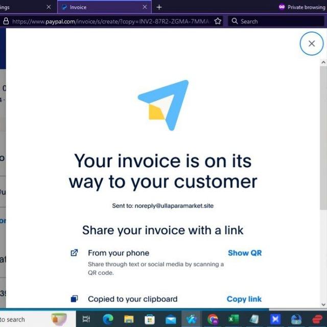 Paypal call Email blasting