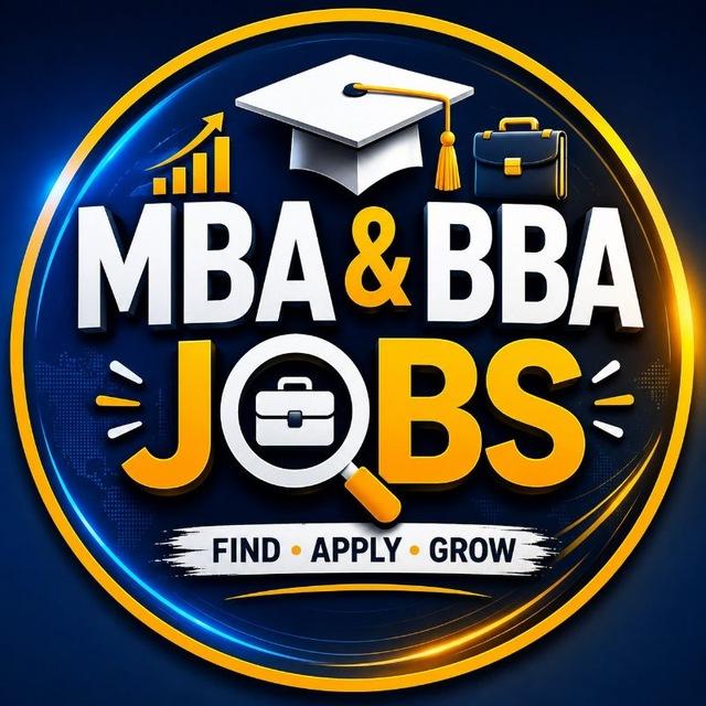 MBA & BBA Jobs 💼