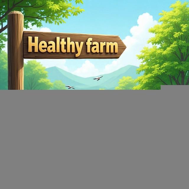 Healthy farm 👩🏻‍🌾
