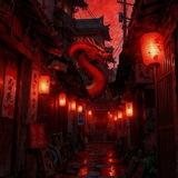 dragon’s red lanterns