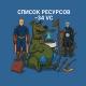 Список ресурсов -34/-36 VC
