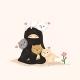 ⚘Islamic Stickers Emojis𓂃𔓘.