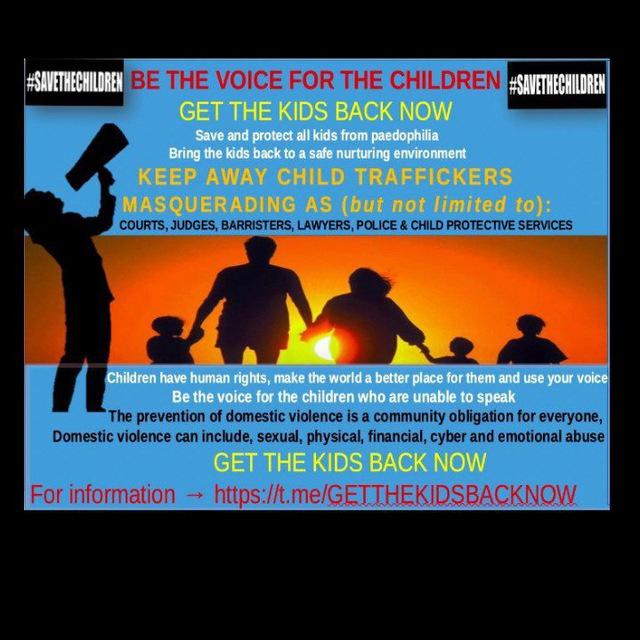 🚨GET THE KIDS BACK NOW🚨