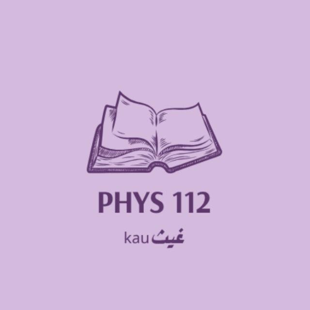 Phys [112] | KAU