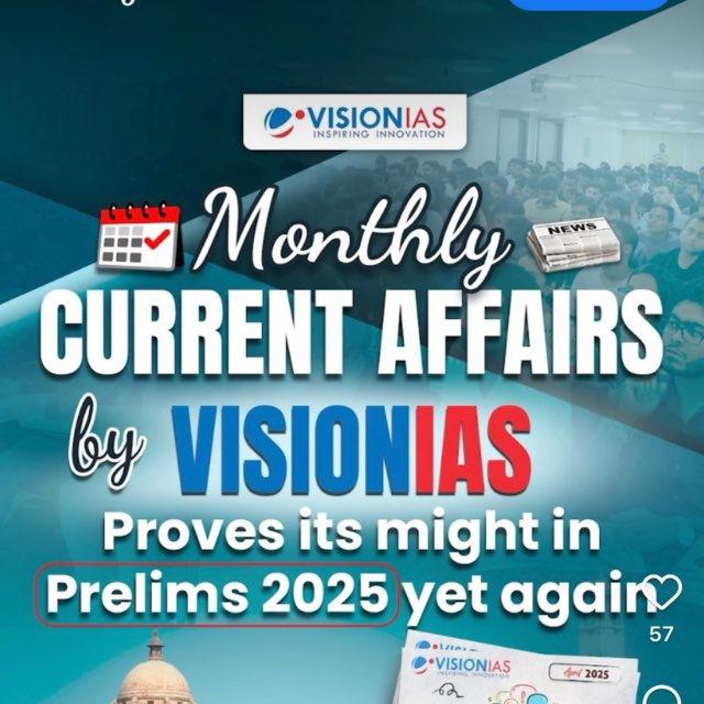 vision ias monthly current affairs lectures mahzine