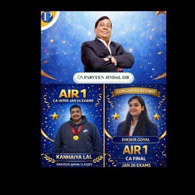 CA PARVEEN JINDAL CA INTER STUDENTS