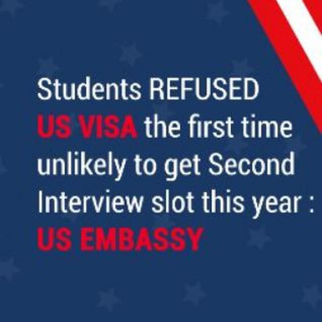 F1 REFUSED VISA INTERVIEW SLOTS USA IN INDIA