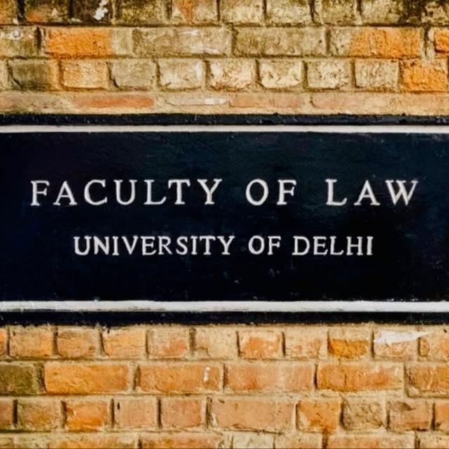 Faculty of law, University of Delhi