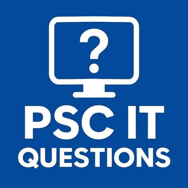 PSC IT QUESTIONS