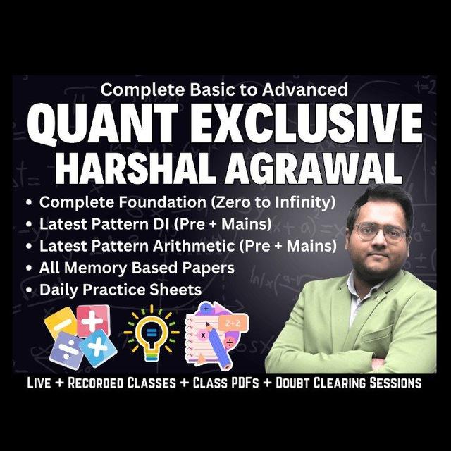 QUANT BY HARSHAL AGARWAL