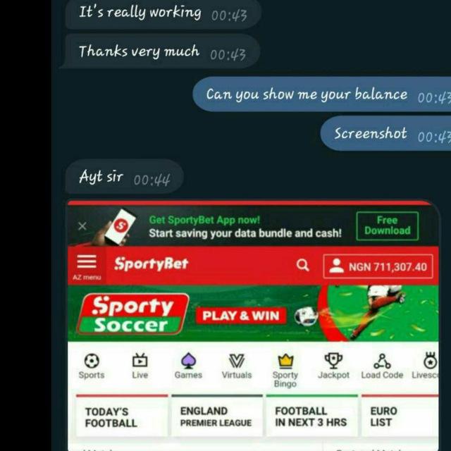 SPORTYBET HACK 👌& LIVE WITHDRAWAL💯
