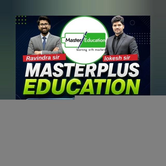 MasterPlus Education - JE AE TOPPERS