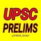 UPSC PRELIMS