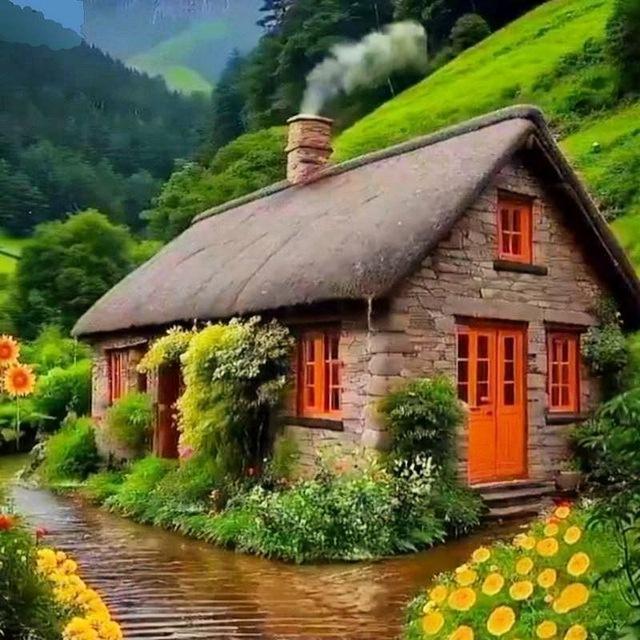 طبیعت‌ خونه قدیمی 𝐊𝐡𝐨𝐧𝐞𝐡𝐠𝐡𝐚𝐝𝐢𝐦𝐢@