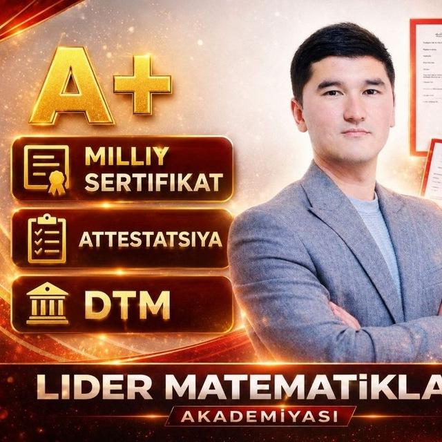 MATEMATIKLAR AKADEMIYASI🏆| MUHRIDDIN QARSHIYEV🥇
