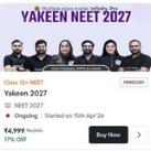 YAKEEN NEET 2027