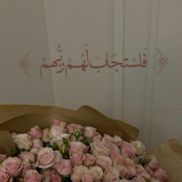فَاسْتَجَابَ لَهُمْ رَبُّهُمْ"♡.