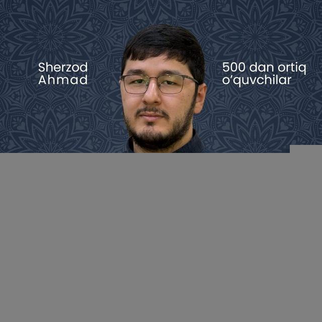"Arabiy matnlarni tushunish"| Sherzod Ahmad