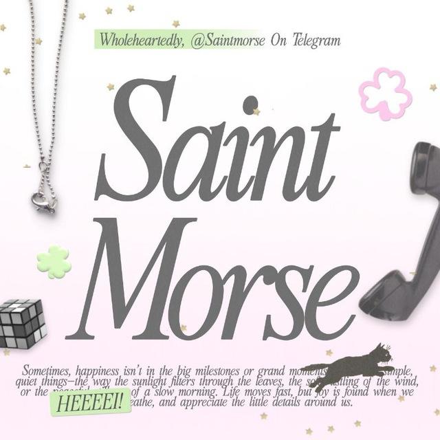 ˚. saintmorse ! 🎀🍽️