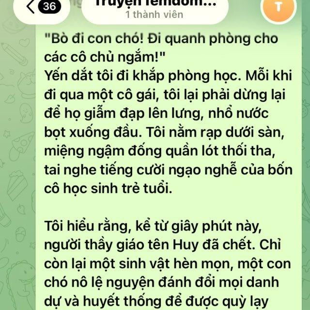 Truyện femdom tự viết