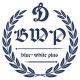 Blue White Pins