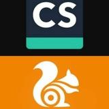 UC Browser and camscanner app