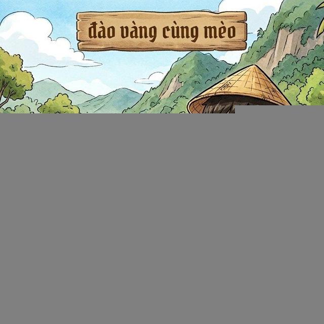 Đào Vàng Cùng Mèo Biển Chéo