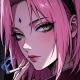 Anime manga girl art