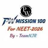 PW MISSION 100 NEET CRASH COURSE