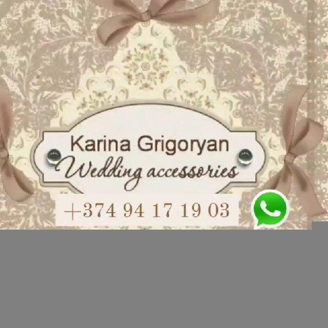 Карина Григорян.Wedding_accessories_yerevan