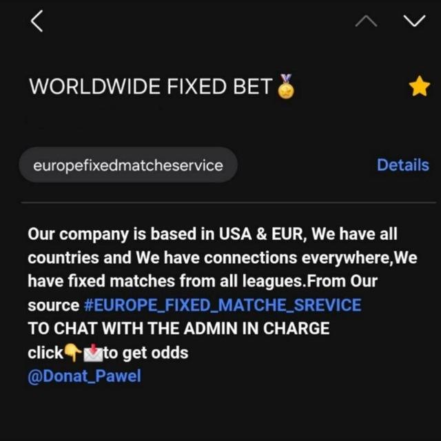 WORLDWIDE FIXED BET🏅