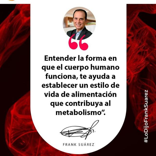Frank Suárez Capitulos y sus libros "El poder del metabolismo"