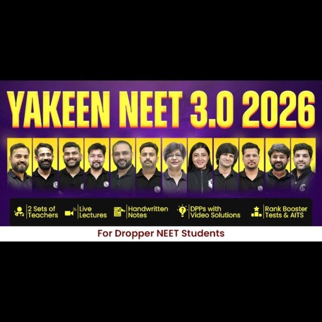 YAKEEN (Legend) 3.0 NEET UG 2026