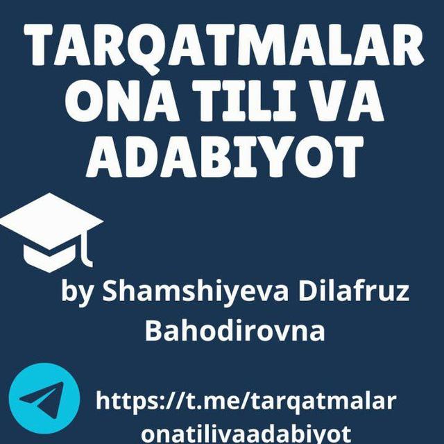 Tarqatmalar ona tili va adabiyot
