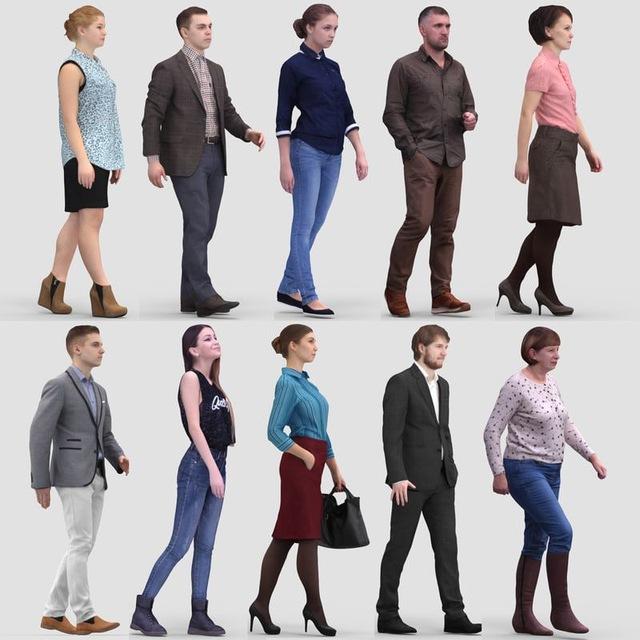 3d model odamlar(people)