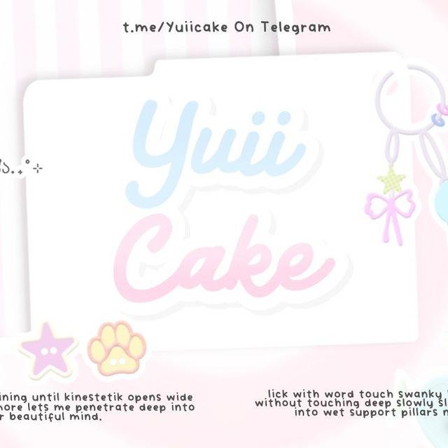 ♪ 🐭 YUII!CAKE ; —🍦♡
