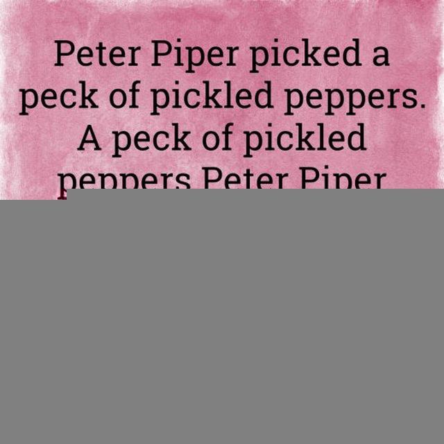 Tongue Twister