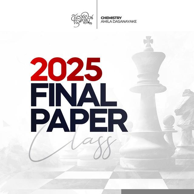 2025 Final Paper Class | ECHEM