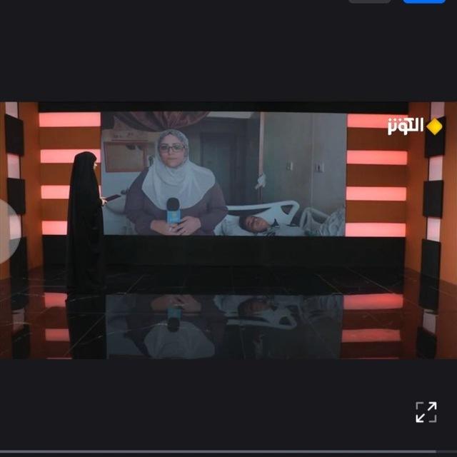 الصحفية صافيناز اللوح_غزة