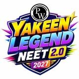 YAKEEN 2.0 LEGEND NEET 2027