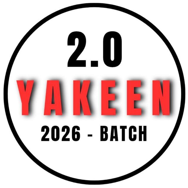 YAKEEN 2.0 - LEGEND NEET 2027 DROPPER BATCH