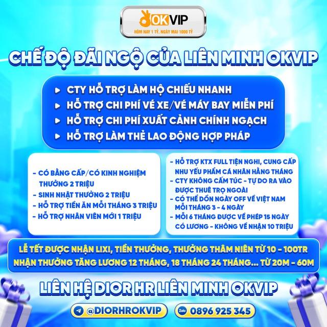 OKVIP _ Tất cả vị trí tuyển dụng