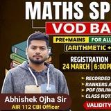 RG Vikramjeet - MATHS VOD BATCH BY Abhishek Kumar Ojha Sir