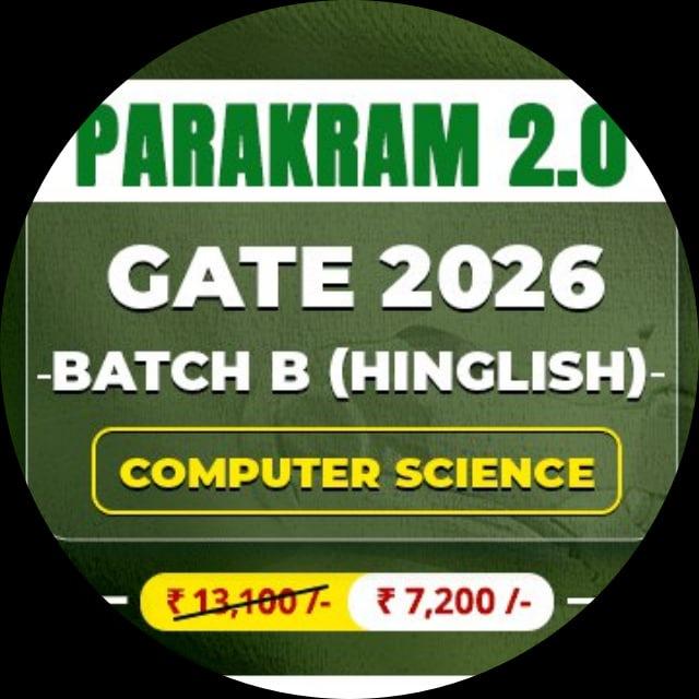 GATE Computer Science 2026 (Hinglish)