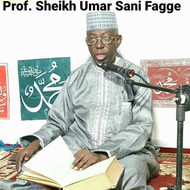 PROF. SHEIKH UMAR SANI FAGGE