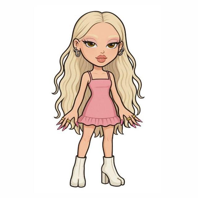 smart blondie, long nails 💅🏻