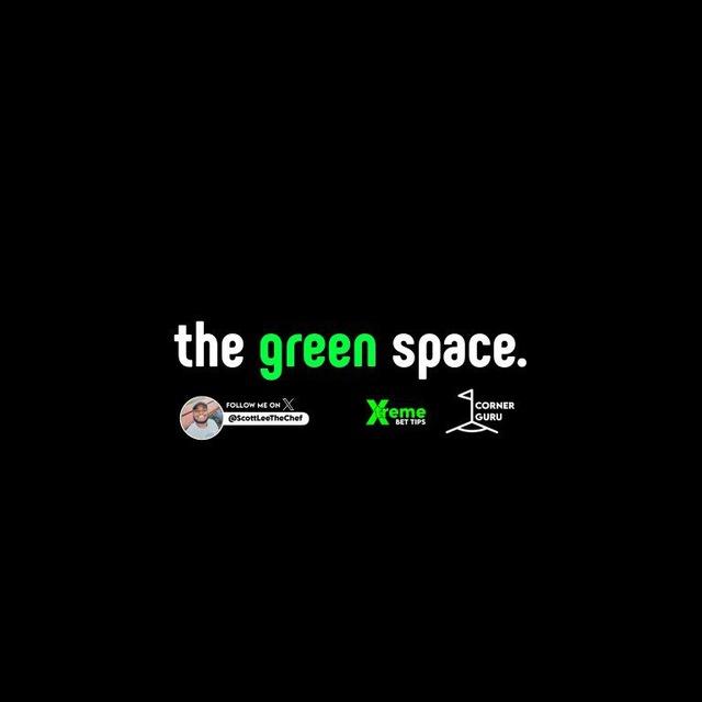the green space.