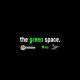 the green space.